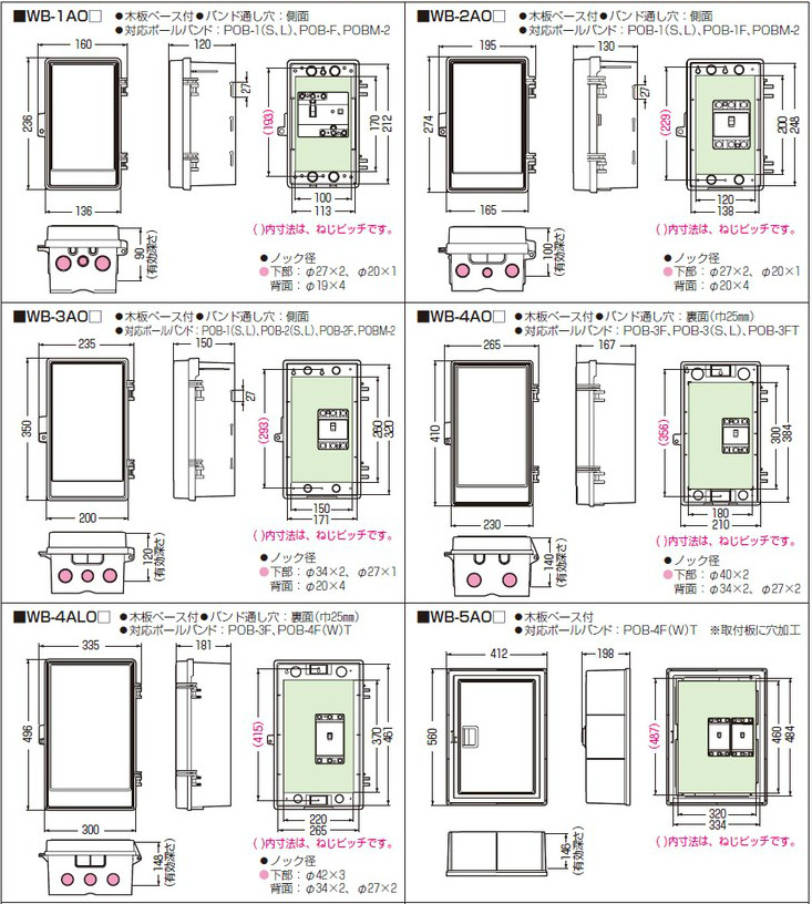 限定品新作 未来工業 WB-5AOJ ウオルボックス 有効深さ146 ベージュ